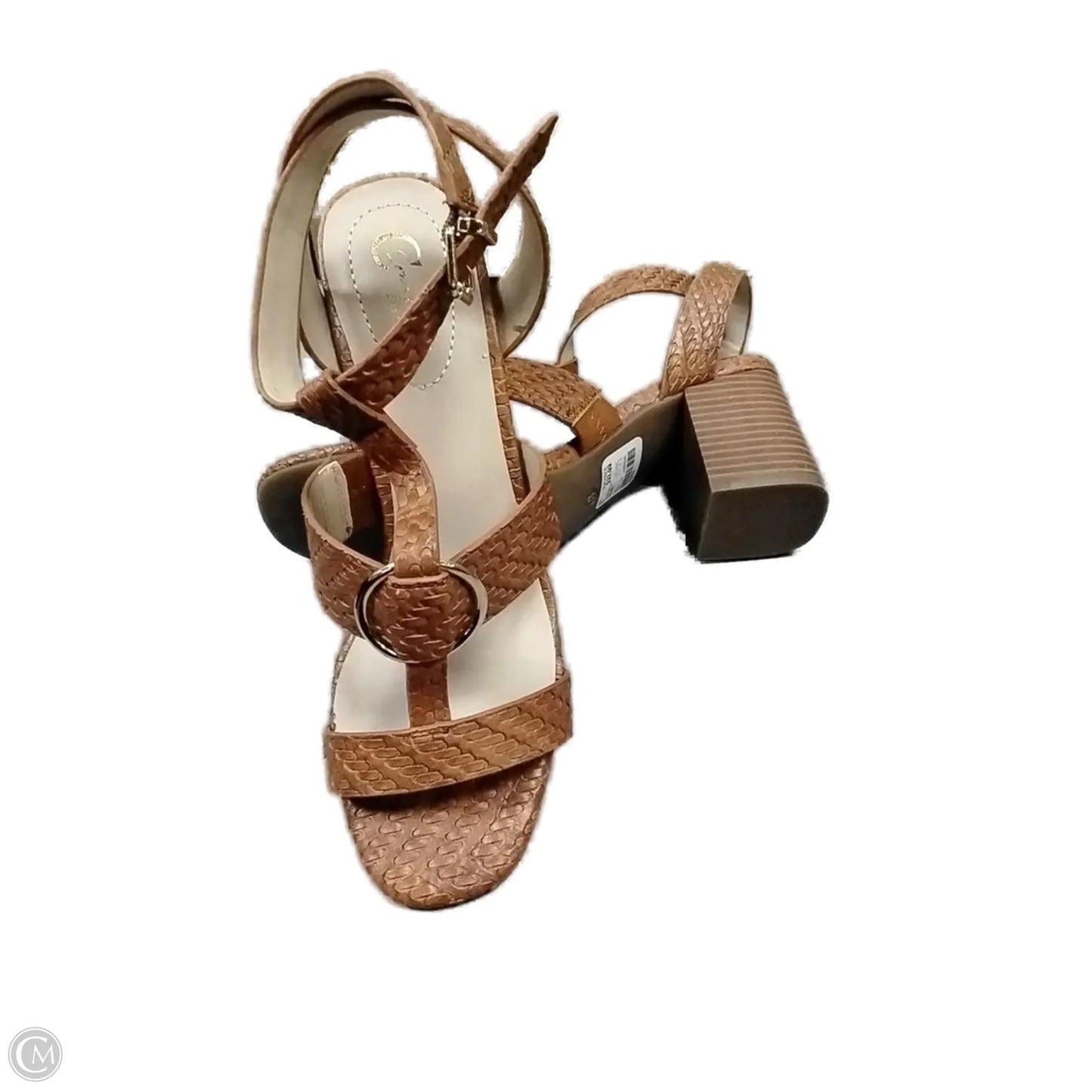 Shoes Heels Block By Comfort Casual In Brown, Size: 8