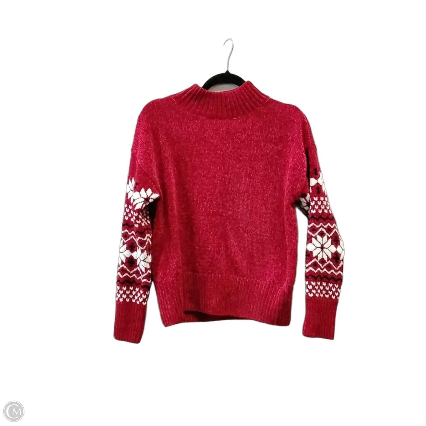 Sweater By Christian Siriano In Red, Size: Xs