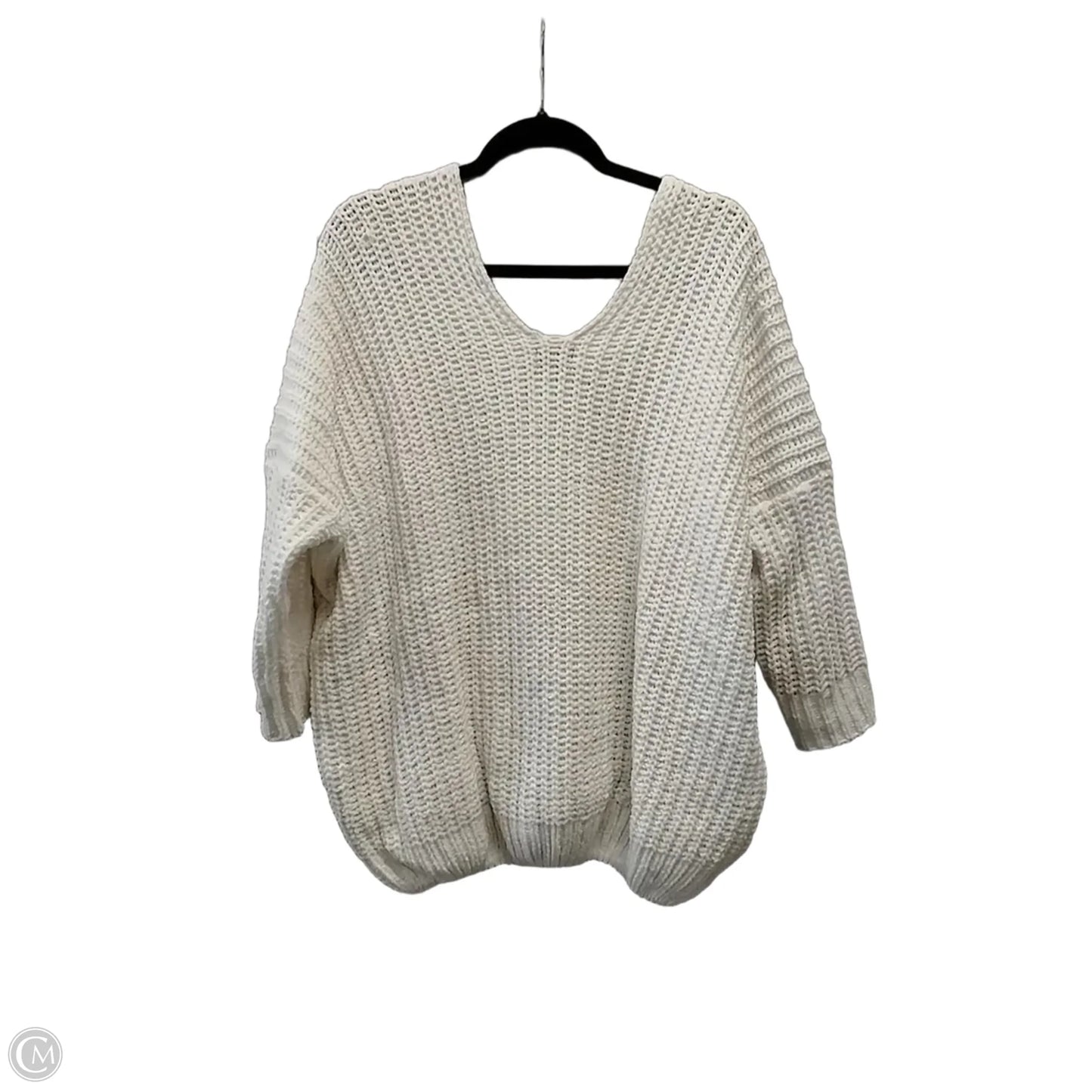 Sweater By Pol In White, Size: S