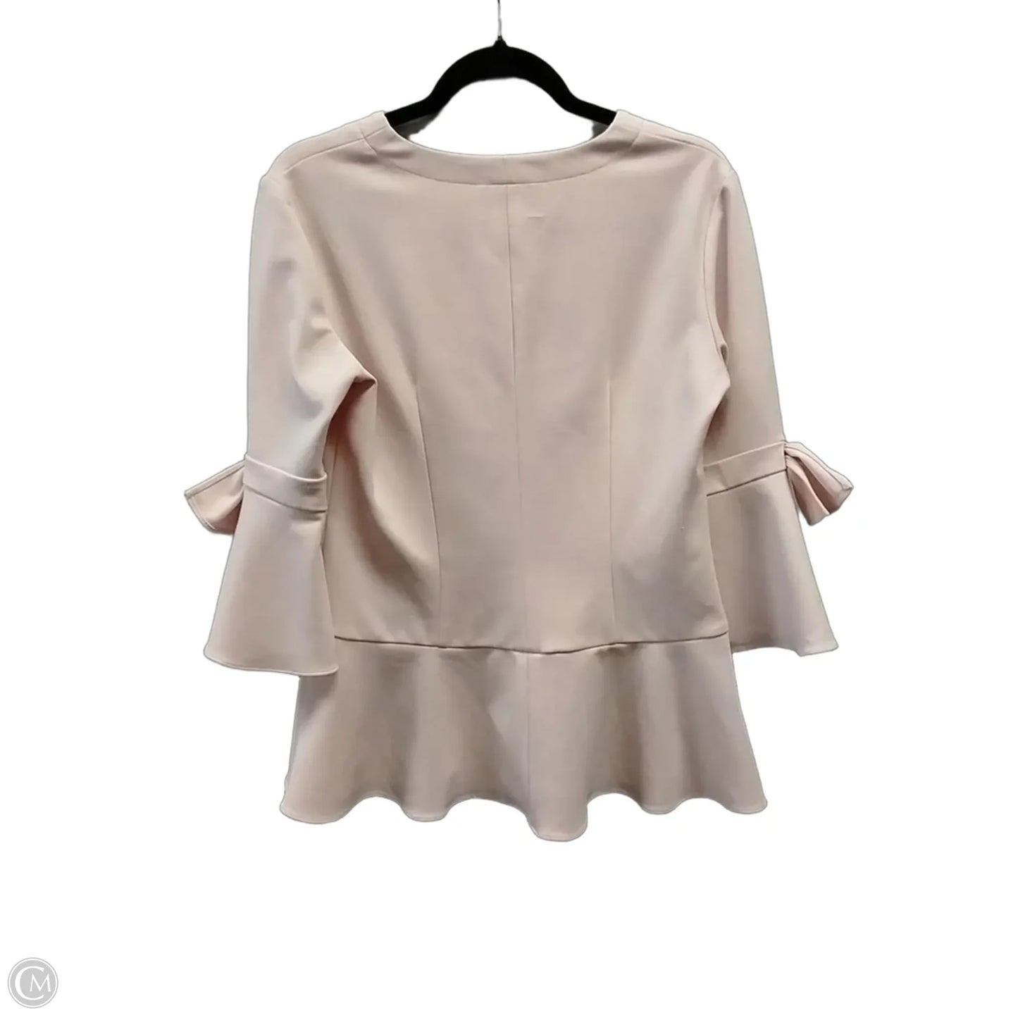 Blouse Long Sleeve By Donna Morgan In Pink, Size: M