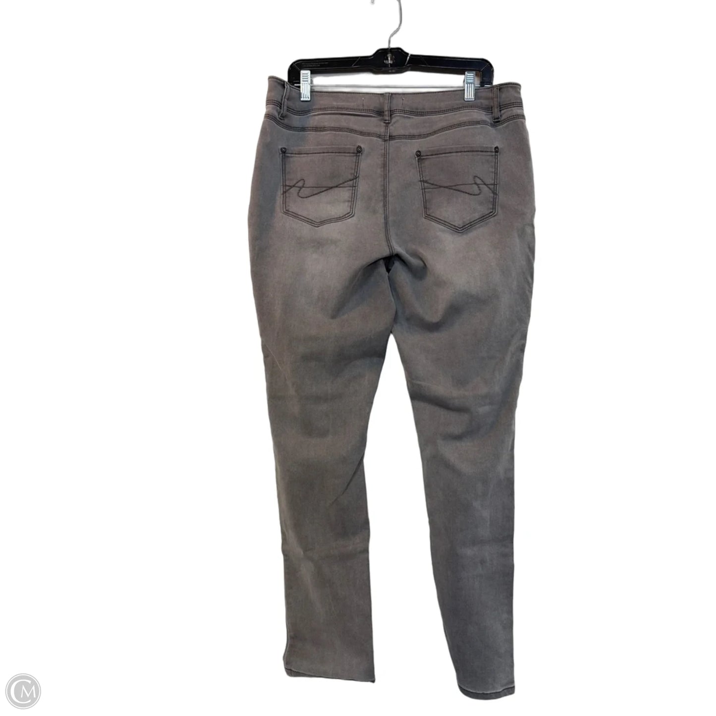 Jeans Skinny By Clothes Mentor In Grey, Size: 14