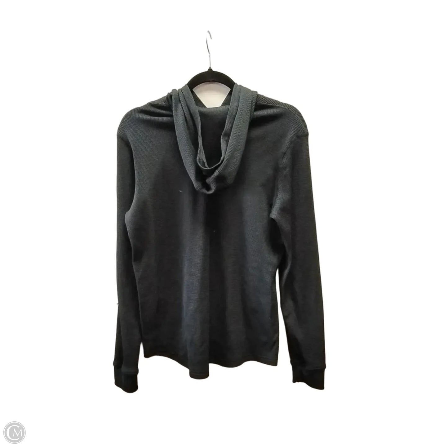 Athletic Top Long Sleeve Hoodie By Under Armour In Black, Size: S