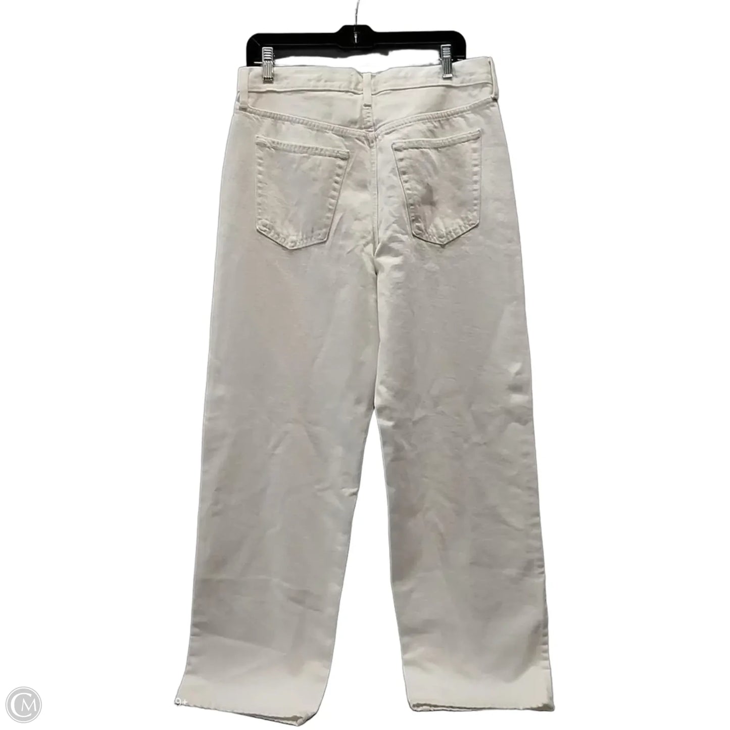 Jeans Straight By Universal Thread In White Denim, Size: 8