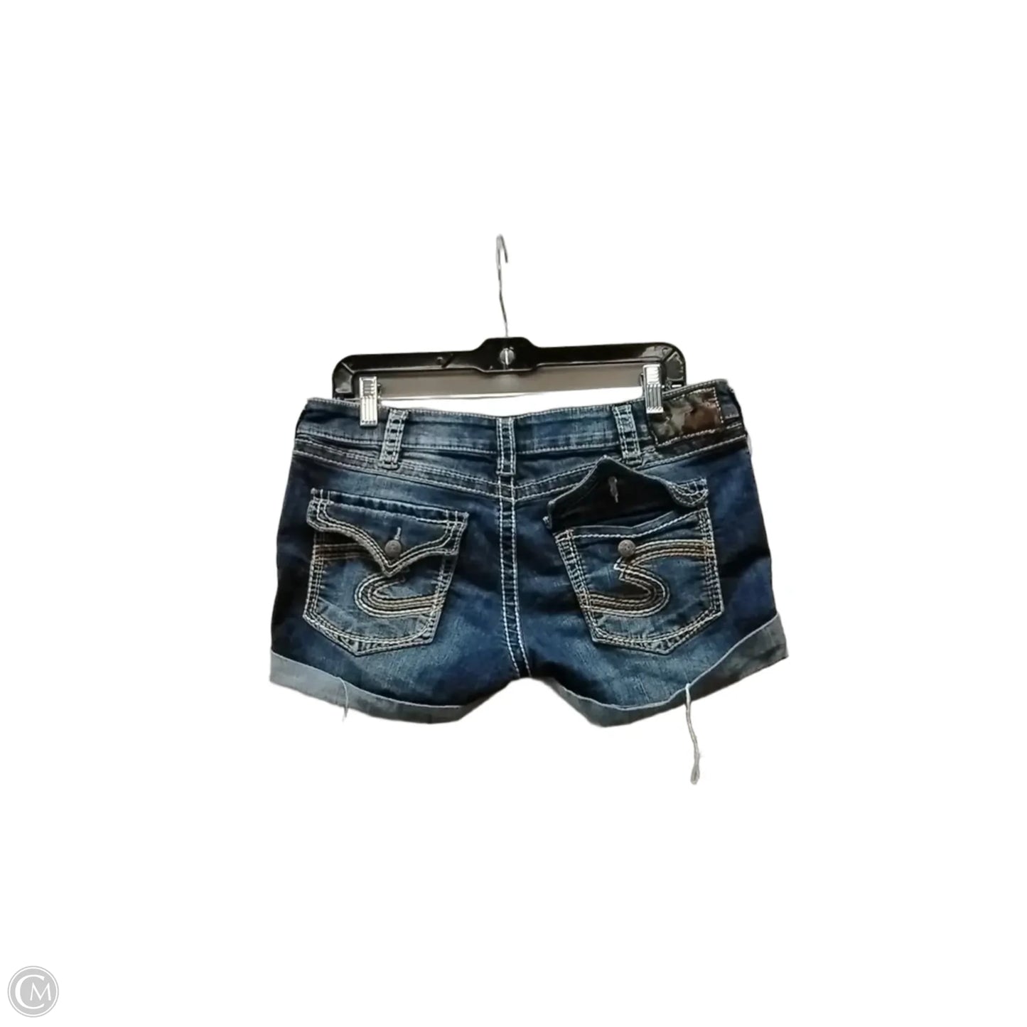 Shorts By Silver In Blue Denim, Size: 32w