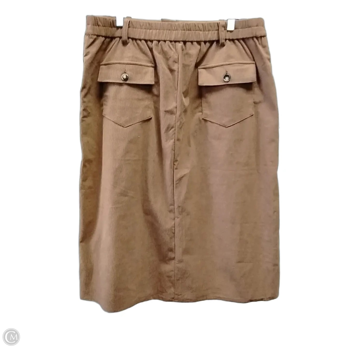 Skirt Midi By Cme In Brown, Size: 1x