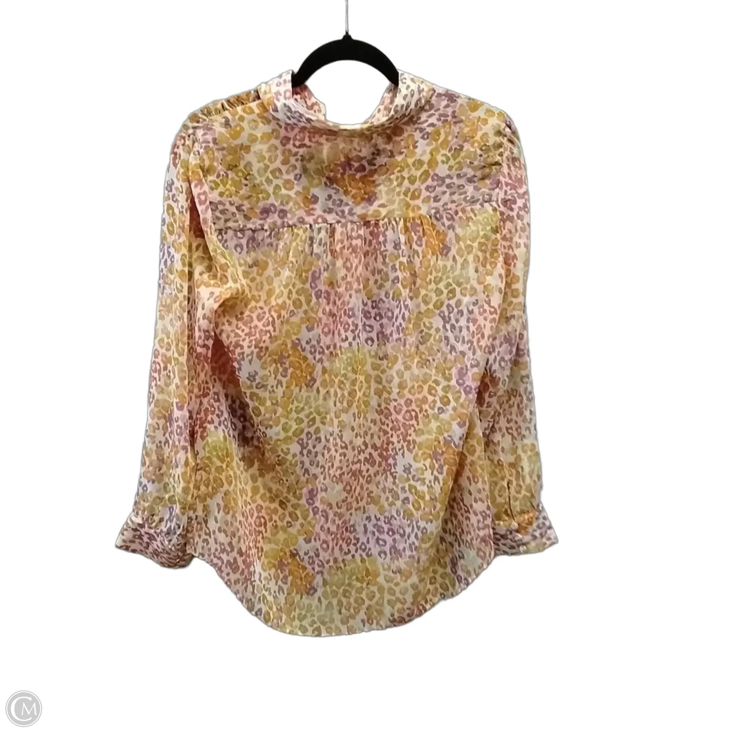 Top Long Sleeve By Chicos In Animal Print, Size: 1