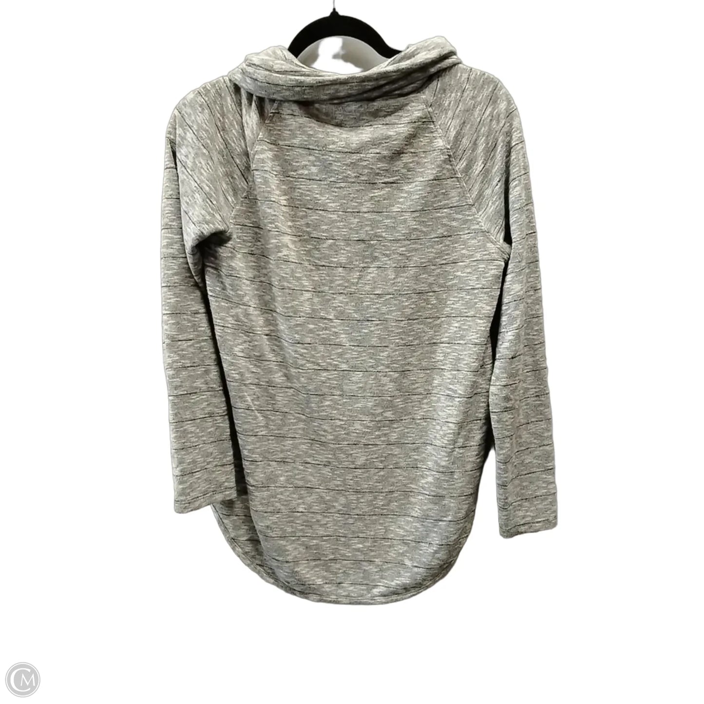 Sweatshirt Collar By Loft In Grey, Size: S
