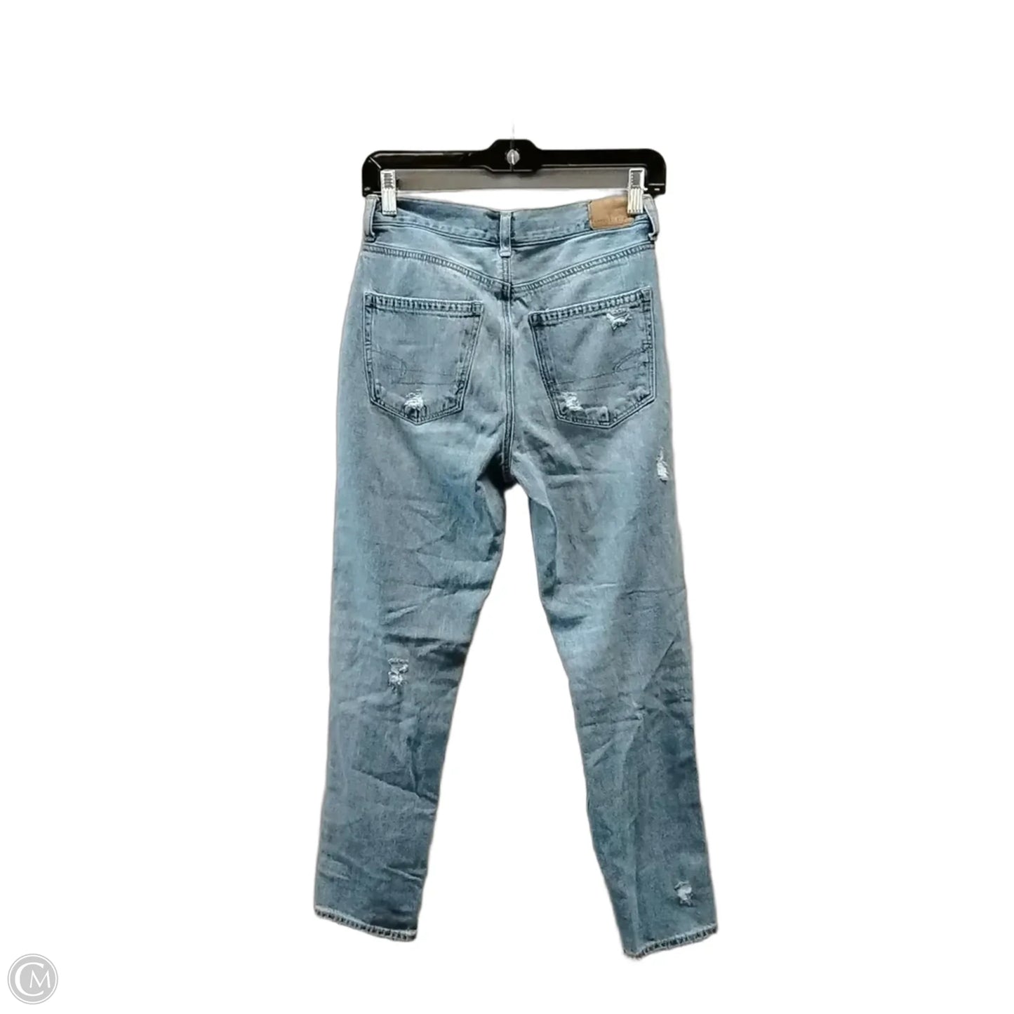 Jeans Skinny By American Eagle In Blue Denim, Size: 2
