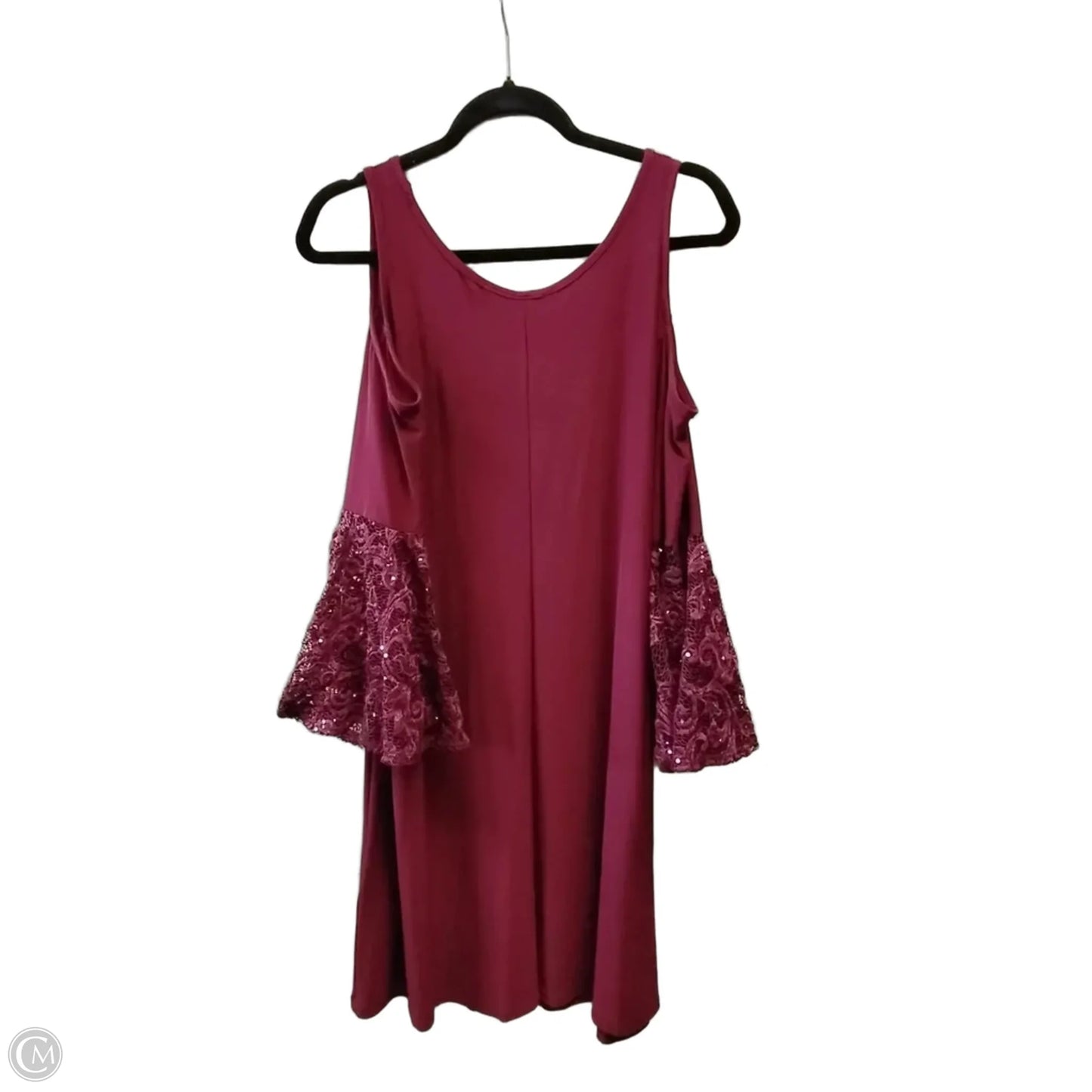 Dress Casual Midi By R And M Richards In Red, Size: 12