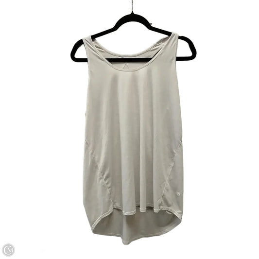 Athletic Tank Top By Lululemon In White, Size: L