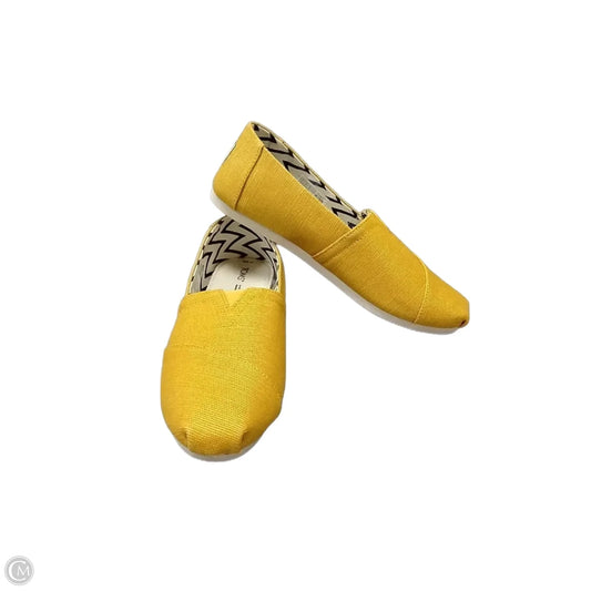 Shoes Flats By Toms In Yellow, Size: 8.5