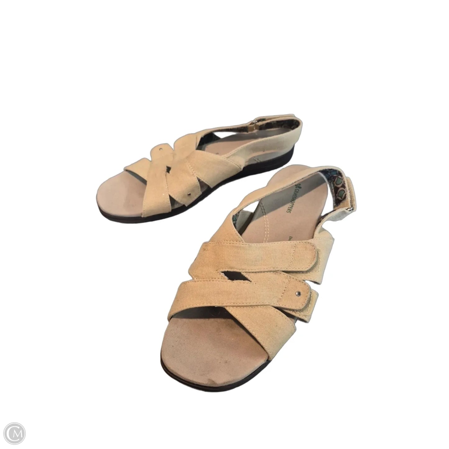 Sandals Flats By Grasshoppers In Tan, Size: 10