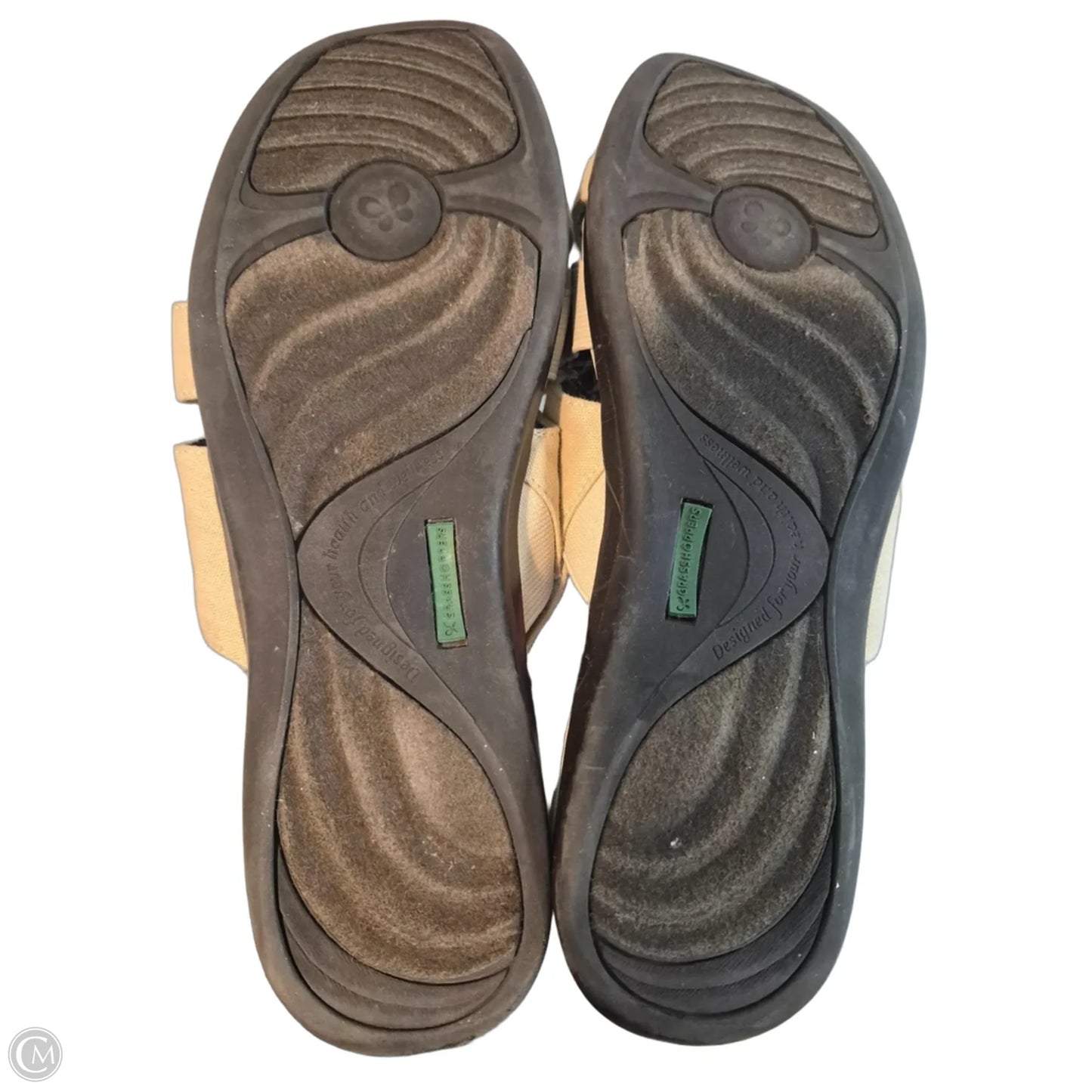 Sandals Flats By Grasshoppers In Tan, Size: 10