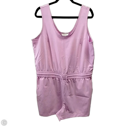 Shortalls By Natural Reflections In Purple, Size: Xl