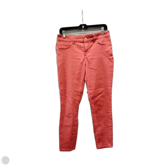 Jeans Skinny By D Jeans In Orange, Size: 8