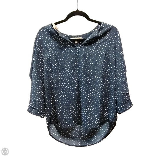 Blouse 3/4 Sleeve By Clothes Mentor In Polkadot Pattern, Size: S
