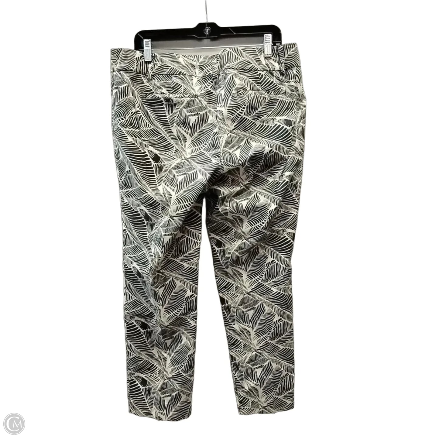 Pants Dress By Loft In Black & Cream, Size: 10