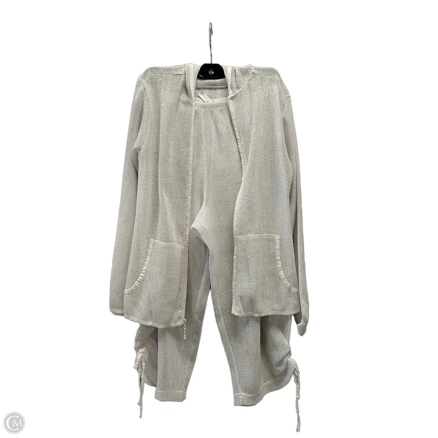 Swimsuit 2pc By Clothes Mentor In White, Size: S