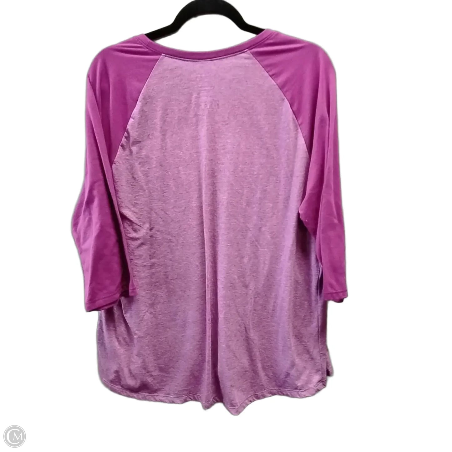 Athletic Top Long Sleeve Crewneck By Athleta In Purple, Size: Xxxl