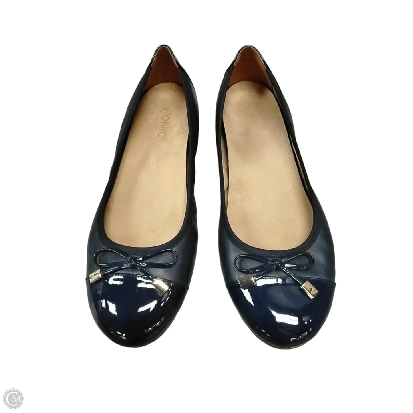 Shoes Flats By Vionic In Navy, Size: 10.5