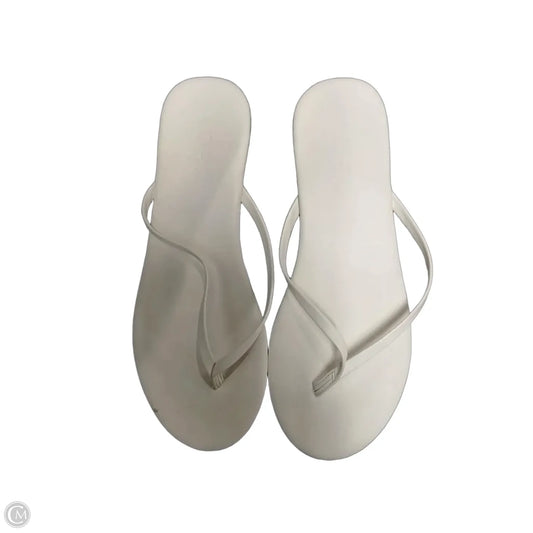 Sandals Flats By Loft In White, Size: 8