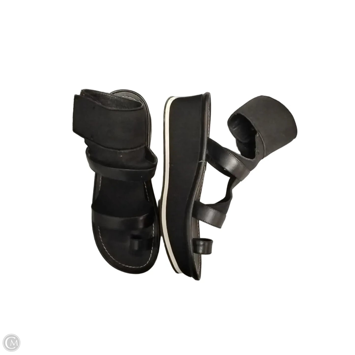 Sandals Heels Block By Max Studio In Black, Size: 8