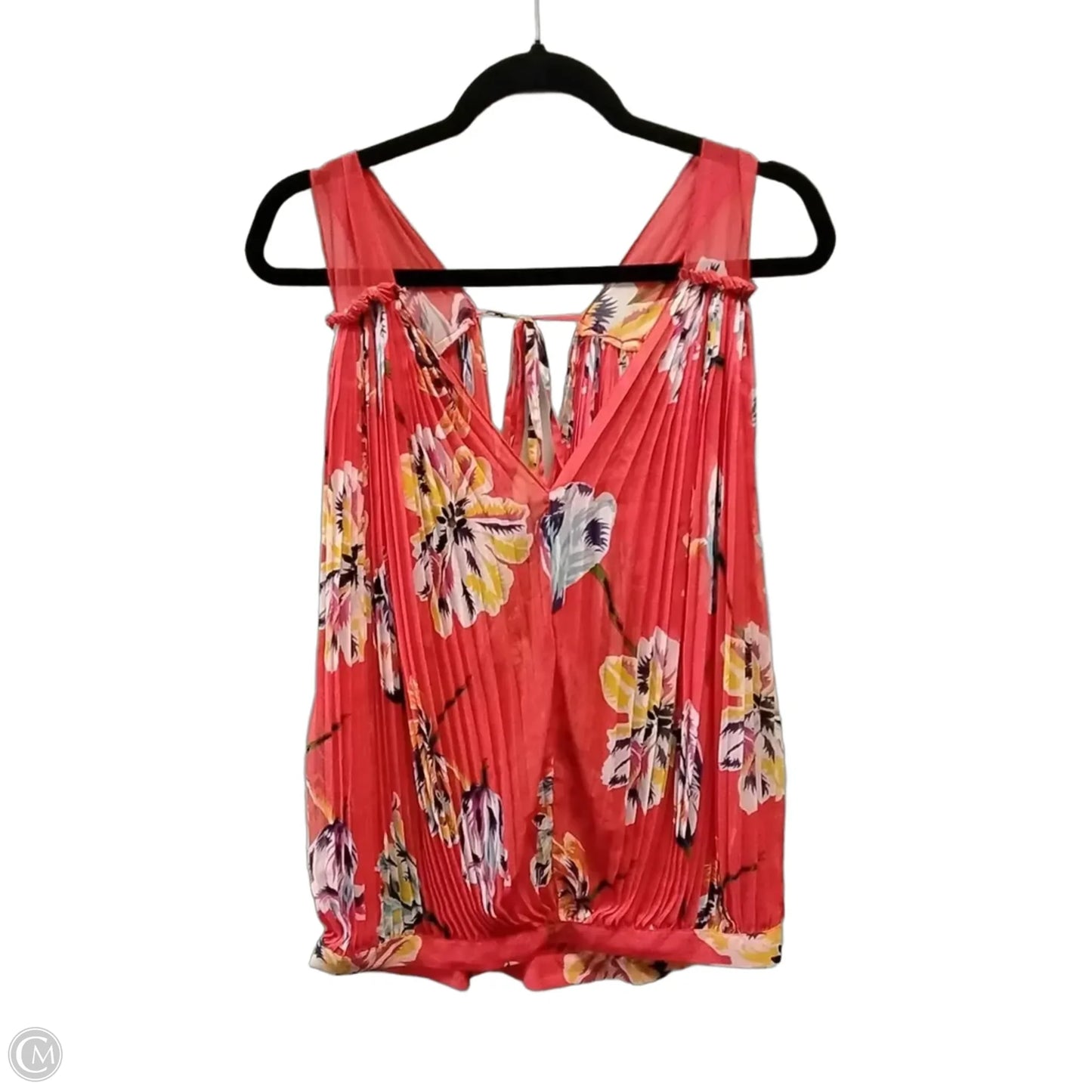 Blouse Sleeveless By Free People In Floral Print, Size: S