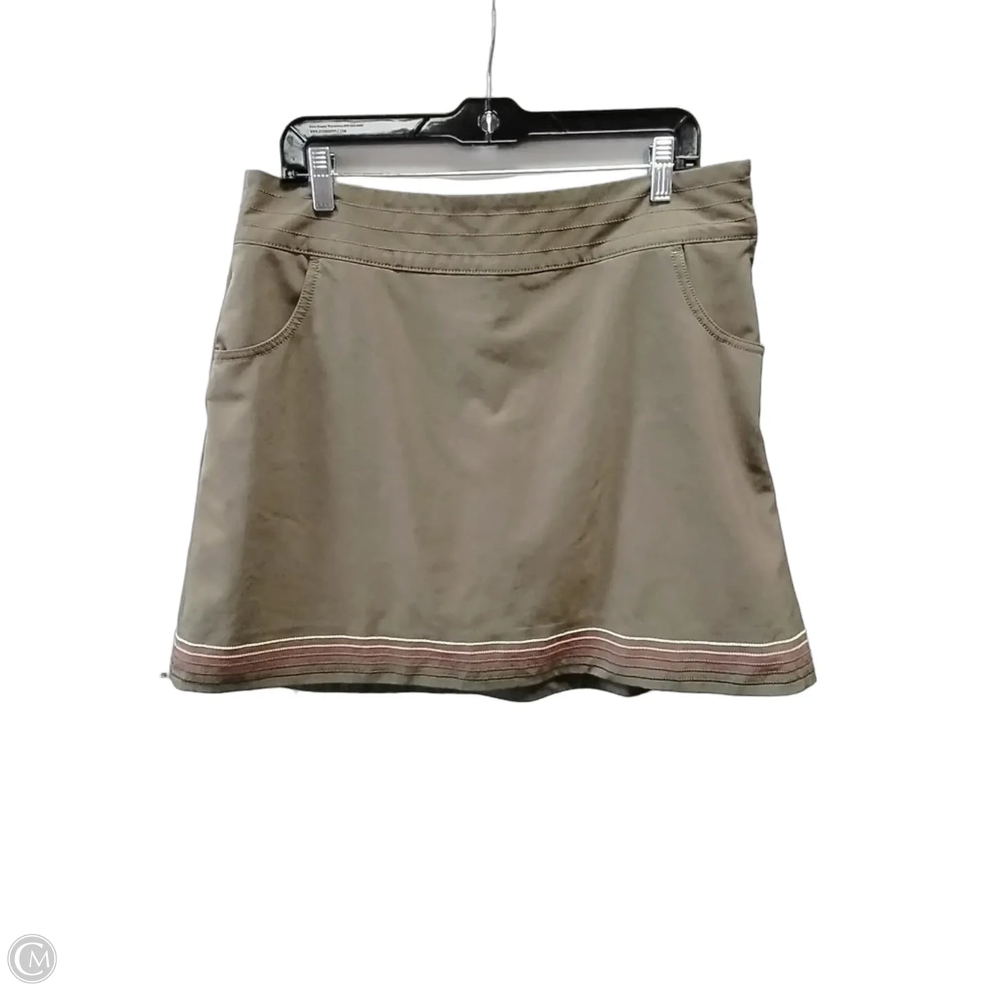 Athletic Skort By Nike In Brown, Size: L