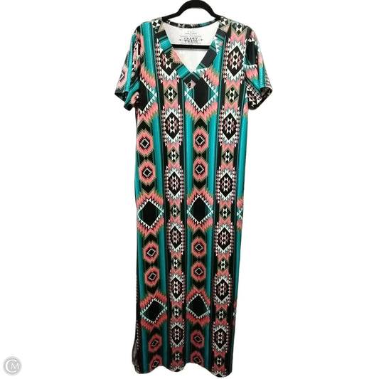 Dress Casual Maxi By Crazy Train In Multi-colored, Size: S