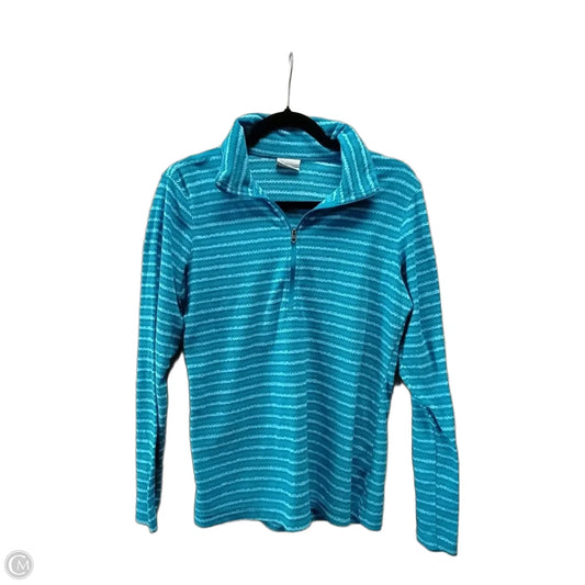 Athletic Sweatshirt Collar By Columbia In Blue, Size: M
