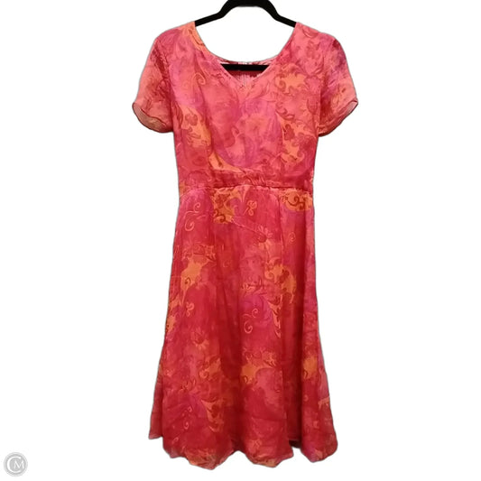 Dress Casual Maxi By Coldwater Creek In Orange, Size: 6
