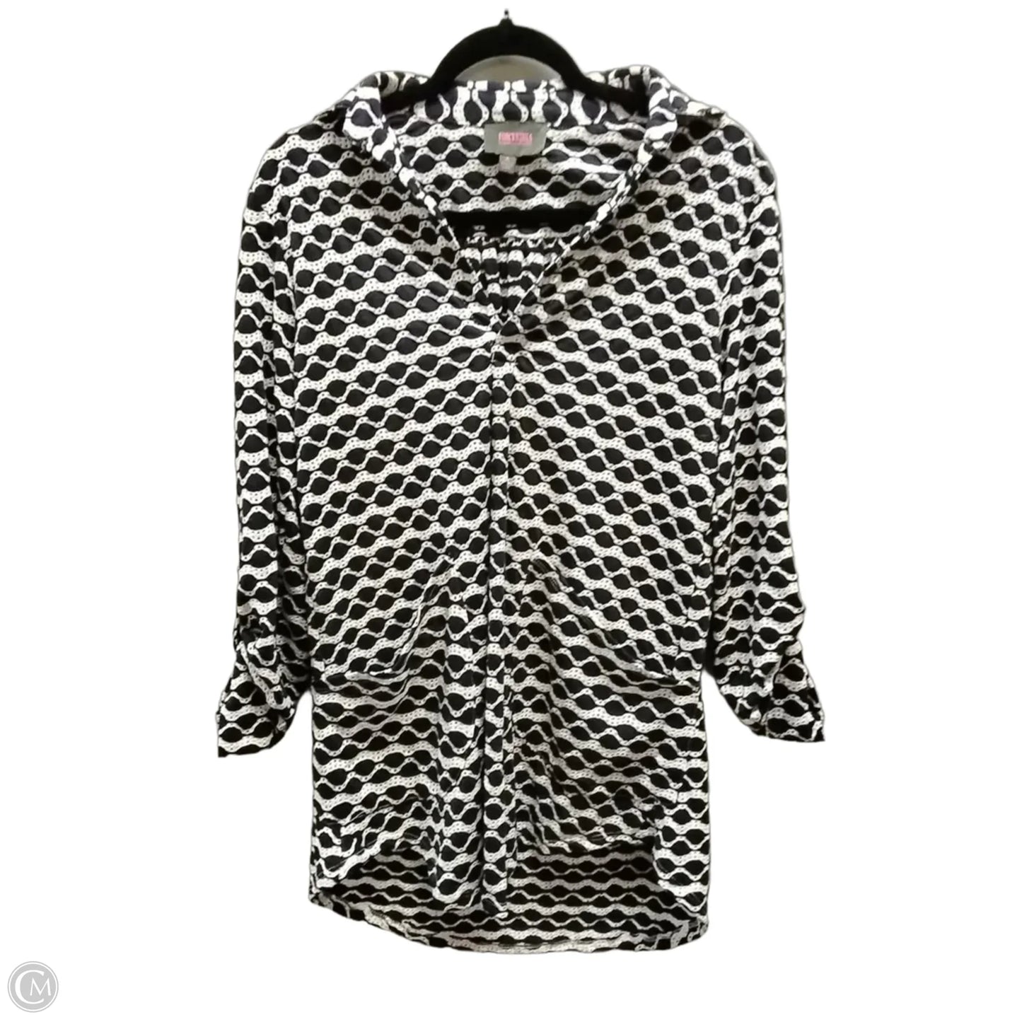 Dress Casual Short By For Cynthia In Blue & White, Size: S