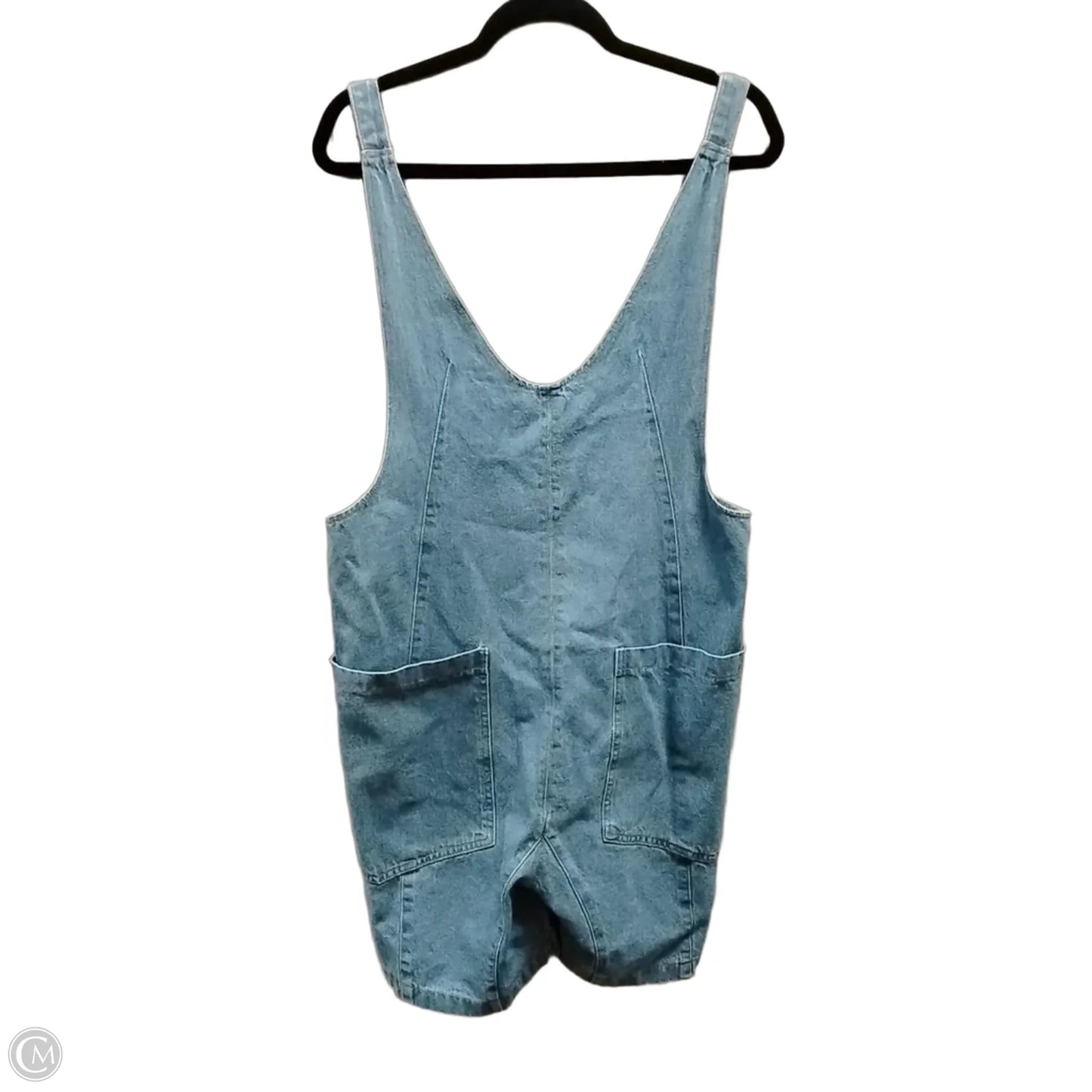 Shortalls By Clothes Mentor In Blue, Size: M
