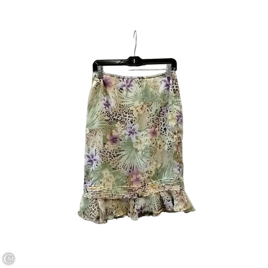 Skirt Set 2pc By Dannyandnicole In Floral Print, Size: 12