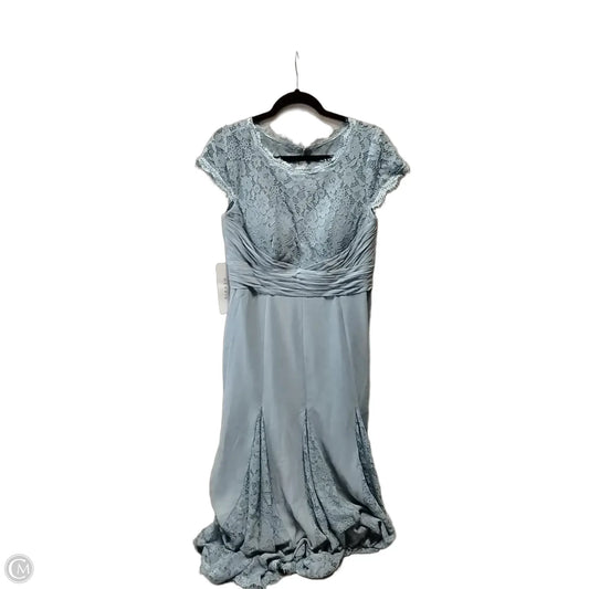 Dress Party Long By Clothes Mentor In Blue, Size: 12