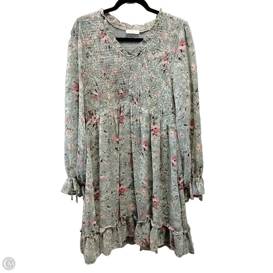 Dress Casual Midi By Chicsoul In Green, Size: 1x