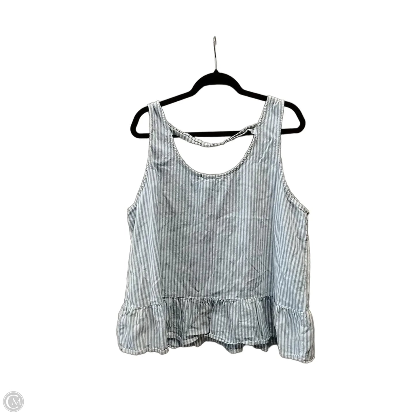 Tank Top By Derek Heart In Striped Pattern, Size: 3x