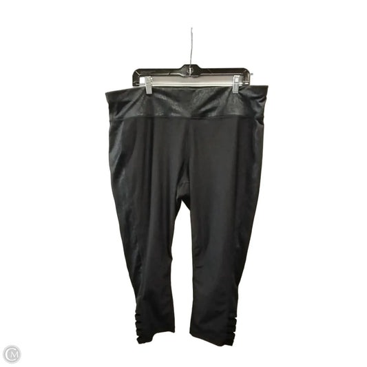 Athletic Pants By Xersion In Black, Size: 2x