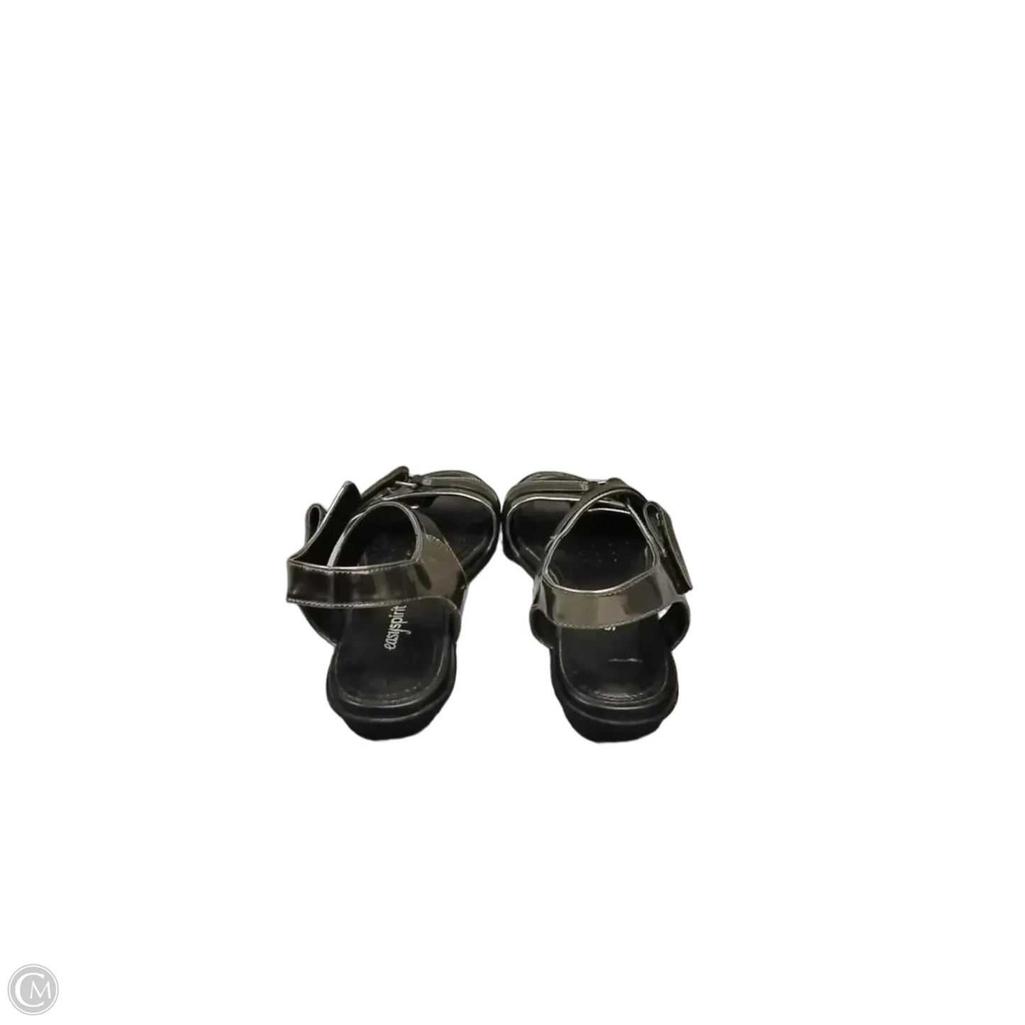 Sandals Flats By Easy Spirit In Silver, Size: 7.5