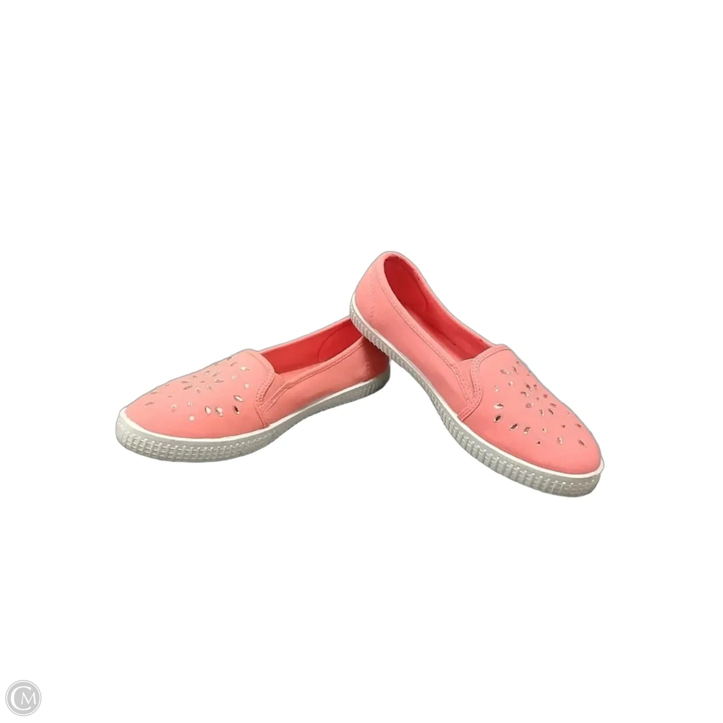 Shoes Flats By Clothes Mentor In Orange, Size: 7