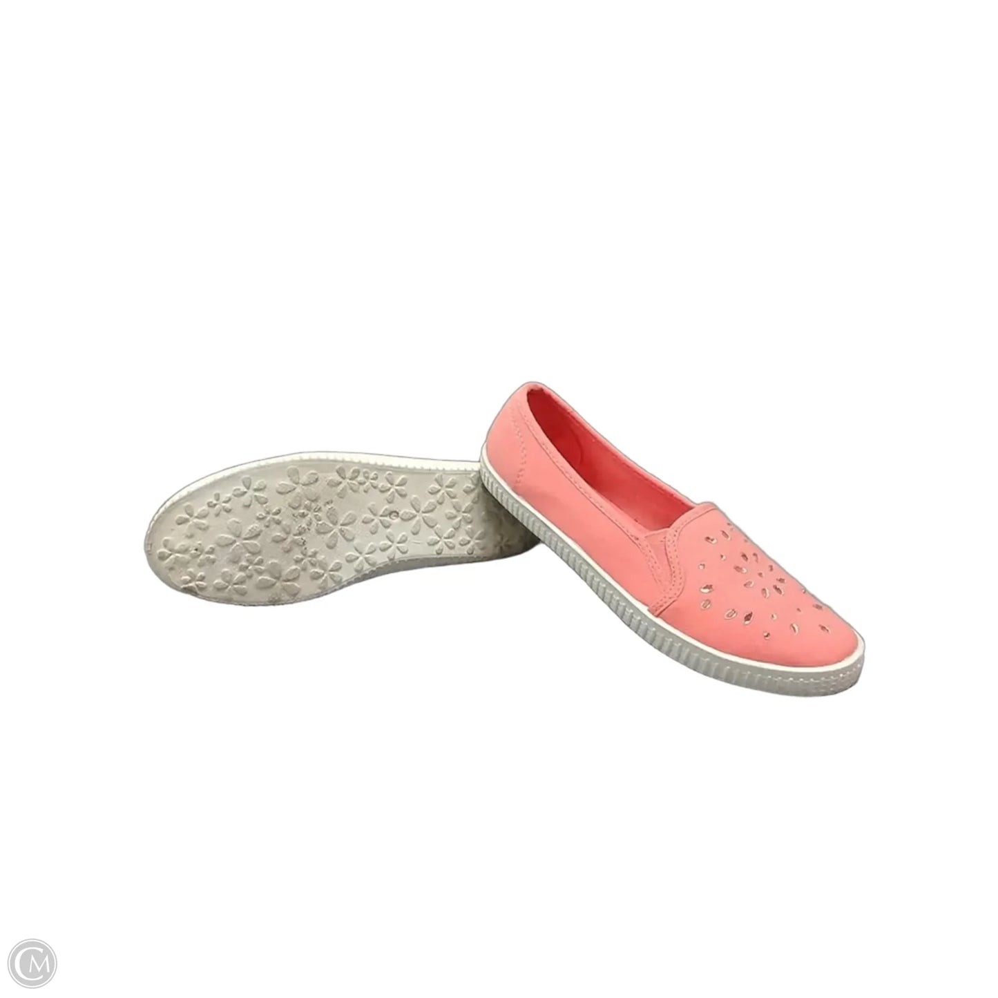 Shoes Flats By Clothes Mentor In Orange, Size: 7