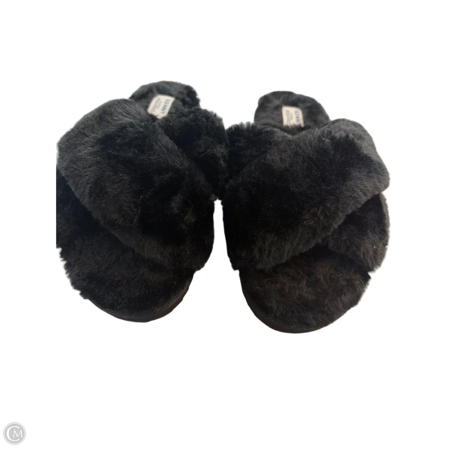 Slippers By Clothes Mentor In Black, Size: 9
