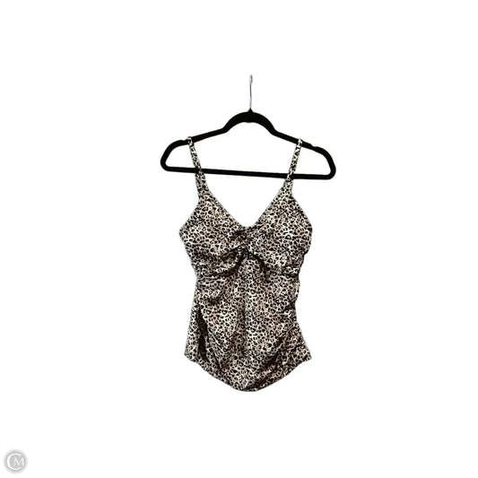 Swimsuit By Clothes Mentor In Leopard Print, Size: M