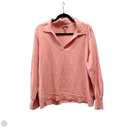 Sweater By Vince Camuto In Orange, Size: Xxl