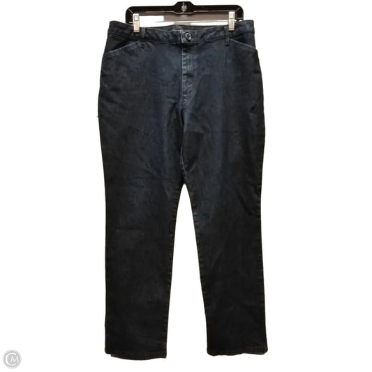 Jeans Straight By Lee In Blue, Size: 14