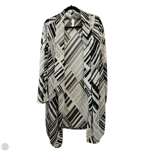 Kimono By Perseption Concept In Black & Cream, Size: Xl