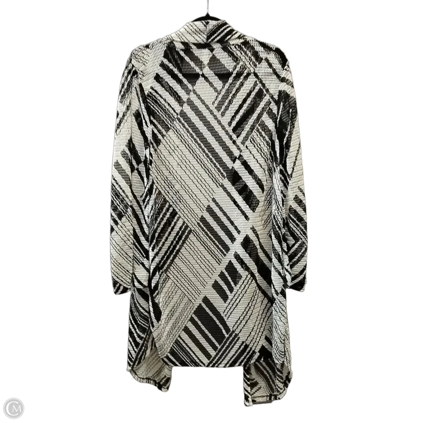 Kimono By Perseption Concept In Black & Cream, Size: Xl