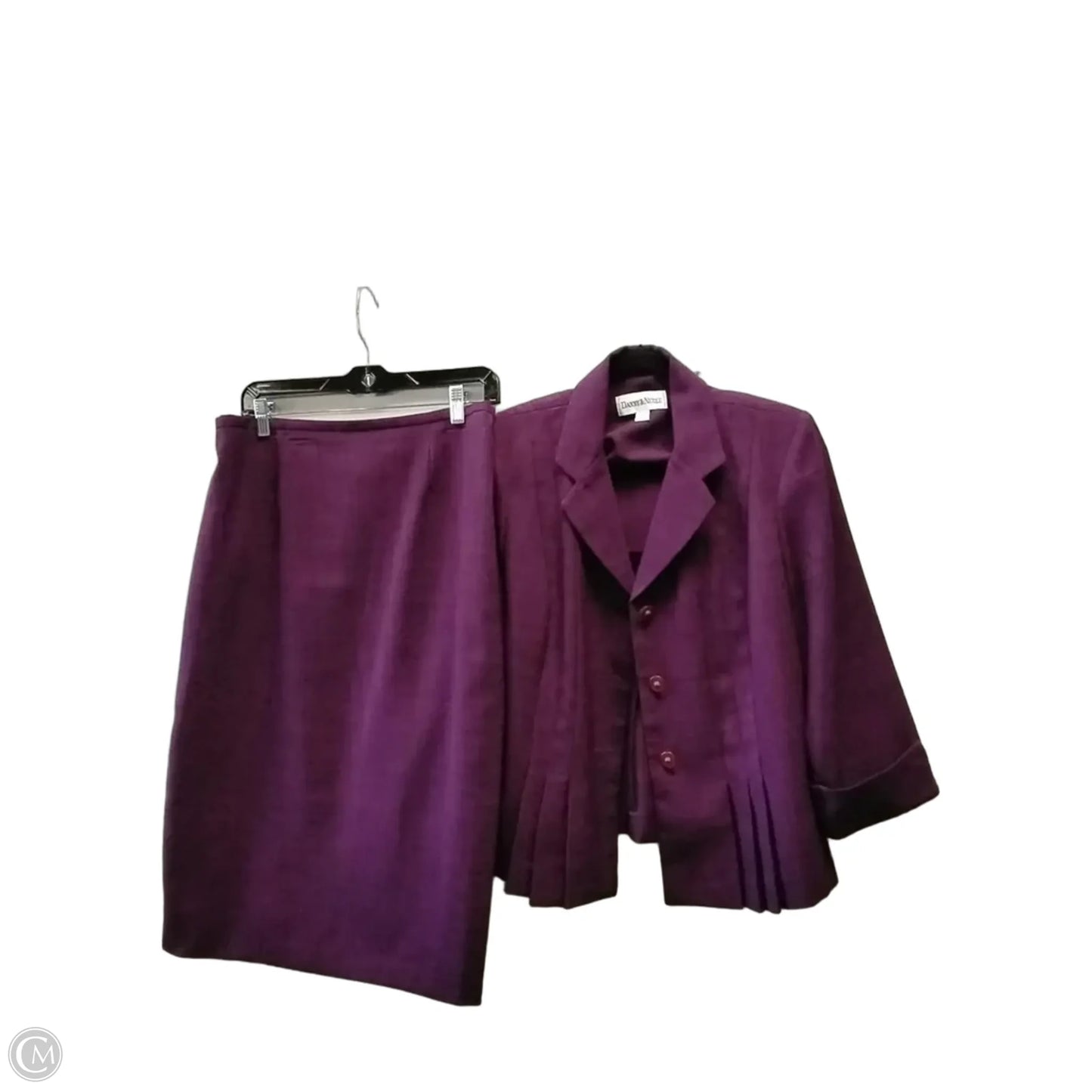 Skirt Suit 2pc By Dannyandnicole In Purple, Size: 12p