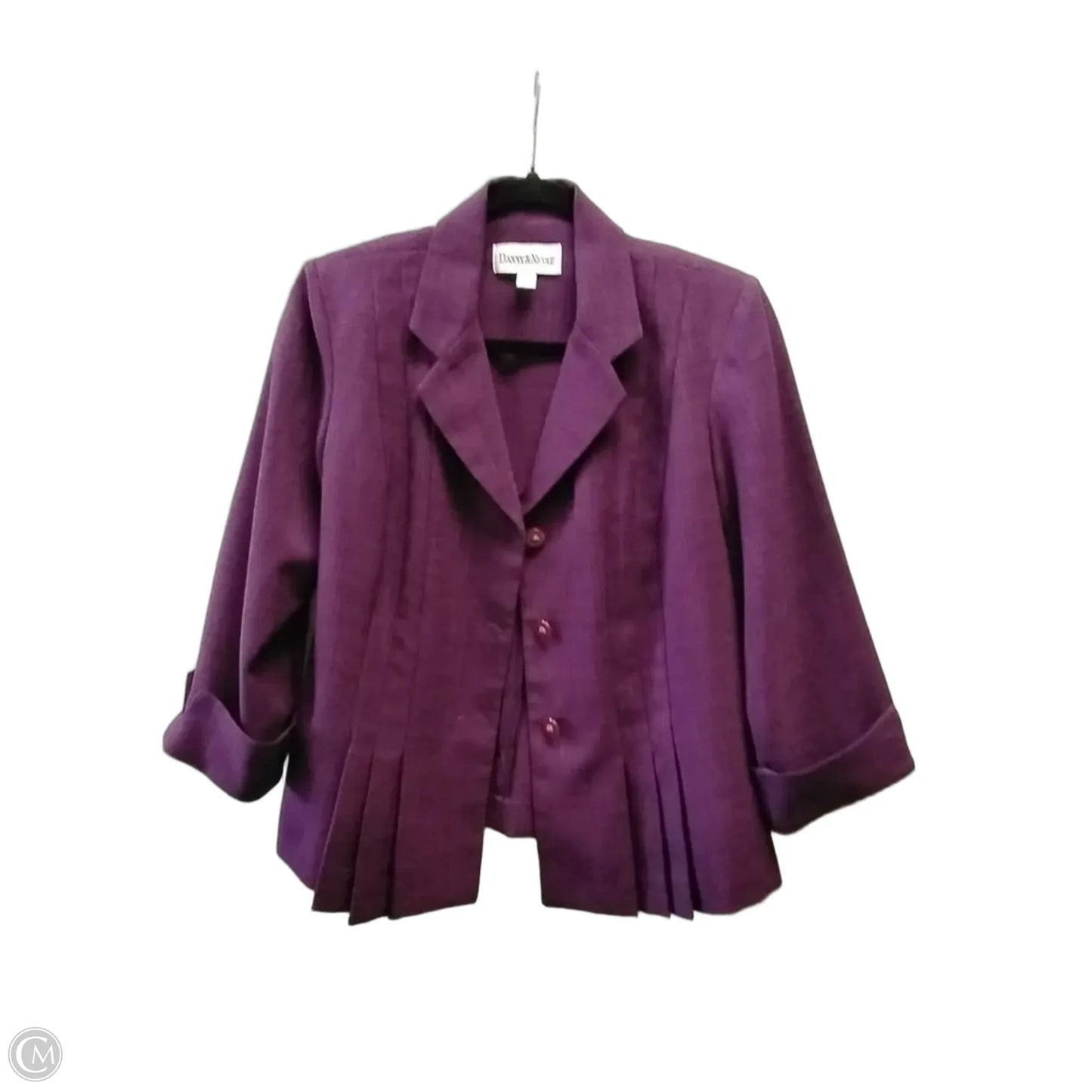 Skirt Suit 2pc By Dannyandnicole In Purple, Size: 12p