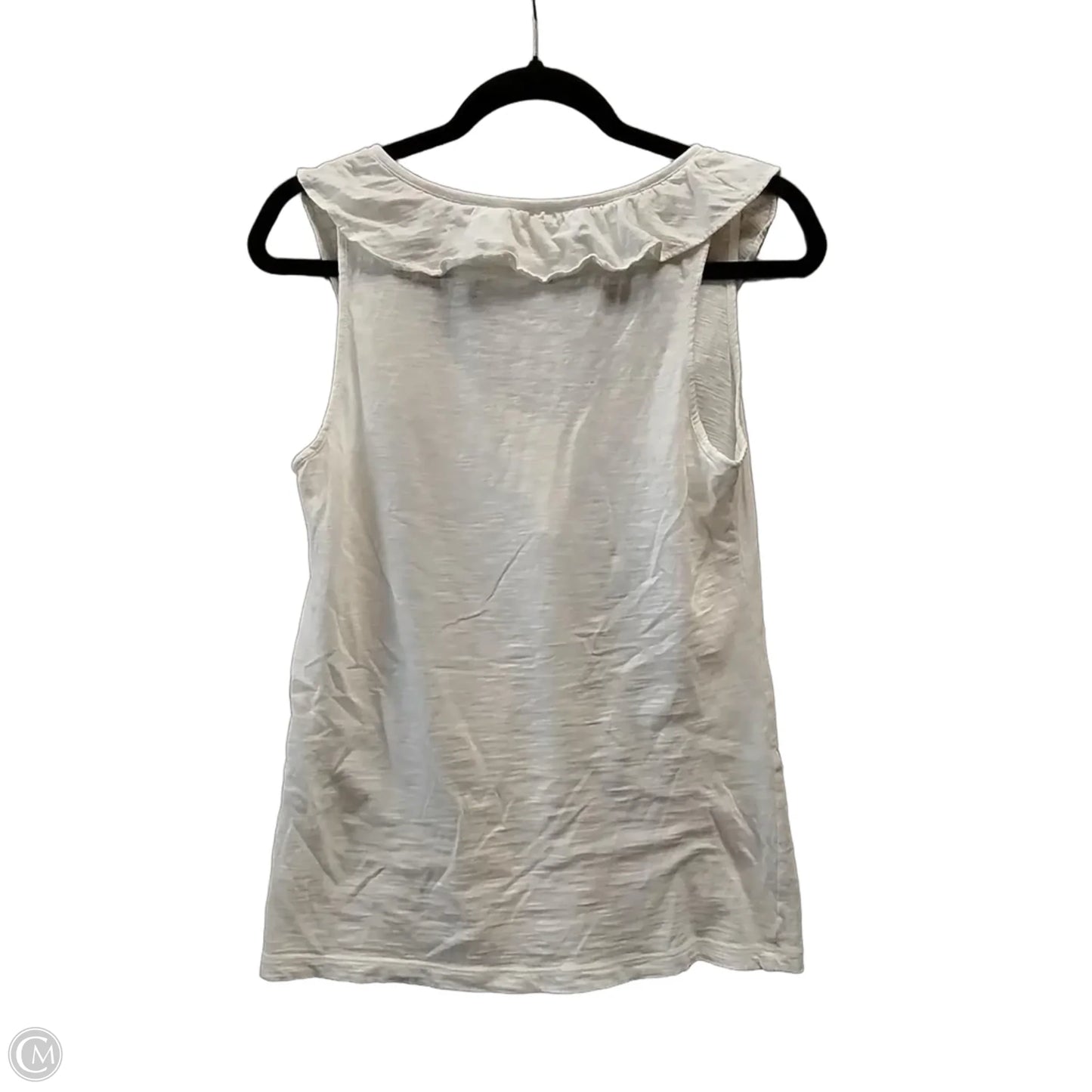 Top Sleeveless Designer By Lilly Pulitzer In Cream, Size: S